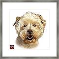 West Highland Terrier Mix - 8674 - Wb Framed Print