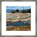 West Thumb Geyser Basin, Yellowstone Framed Print