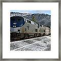 Westbound Amtrak Framed Print