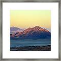 Western Sunset Framed Print