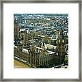 Westminster Cathedral And Big Ben 2 Framed Print