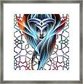 What Dreams Are Made Of Geomatclr Fractal Portrait Framed Print