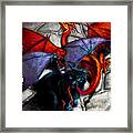 What The Catabat Dragged In Framed Print