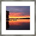 When Day And Night Meet Framed Print