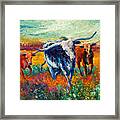 When The Cows Come Home Framed Print