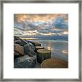 Where Ocean Meets Rocks Framed Print