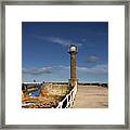 Whitby Lighthouse Framed Print