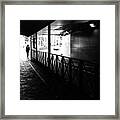 White Collar - Tokyo, Japan - Black And White Street Photography Framed Print