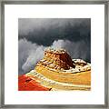 White Pocket 35 Framed Print