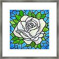 White Rose Framed Print