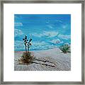 White Sands New Mexico Framed Print