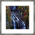 Whitewater Falls In Autumn Framed Print