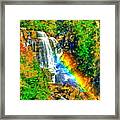 Whitewater Rainbow Framed Print