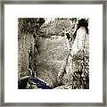 Whitewater Too Blu Framed Print