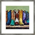 Why Real Men Want To Be Cowboys Framed Print