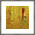 Wide Abstract D Framed Print