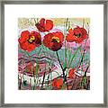 Wild Poppies - 3 Framed Print
