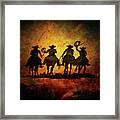 Wild West Cowboys Framed Print