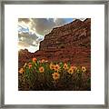 Wildflowers In The Swell. Framed Print