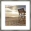 Wildwood Crest New Jersey Sunrise Framed Print