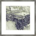 Willys Mb 1 - Ford Gpw - Jeep - Automotive Art - Car Posters Framed Print