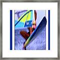 Wind Surfing Framed Print