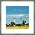 Wind Turbines Framed Print