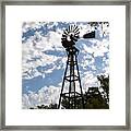 Windmill At The Arboretum Framed Print