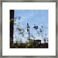Windmill Country Landscape Framed Print