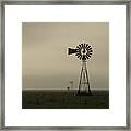 Windmill Perspective Framed Print