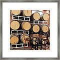Wine Barrels 2 Framed Print