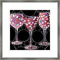 Wine Glass Art-5 Framed Print