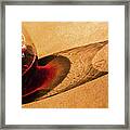 Wine Legs Of Napa Valley Framed Print