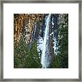 Winter At Bridalveil Fall Yosemite California Framed Print