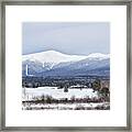 Winter At Mount Washington Framed Print