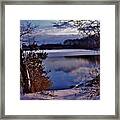 Winter At Twin Lakes Framed Print