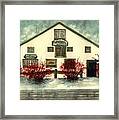 Winter Berries - Old Lumberyard Antiques Framed Print