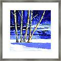 Winter By The River Framed Print