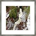 Winter Gorge Framed Print