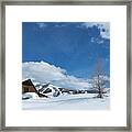 Winter In The Rockies Framed Print