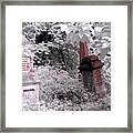 Winter Infrared Cemetery Framed Print