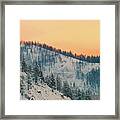 Winter Mountainscape Framed Print