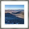 Winter Panorama From Liberty Framed Print