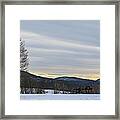 Winter Panorama Of Storm King Art Center Framed Print