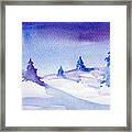 Winter Sky Framed Print