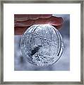 Winter Snow Globe Framed Print