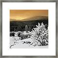 Winter Sunrise Framed Print