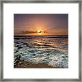 Winter Sunset Framed Print