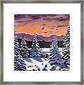 Winter Time Again Framed Print