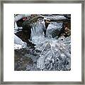 Winter Water Flow 4 Framed Print